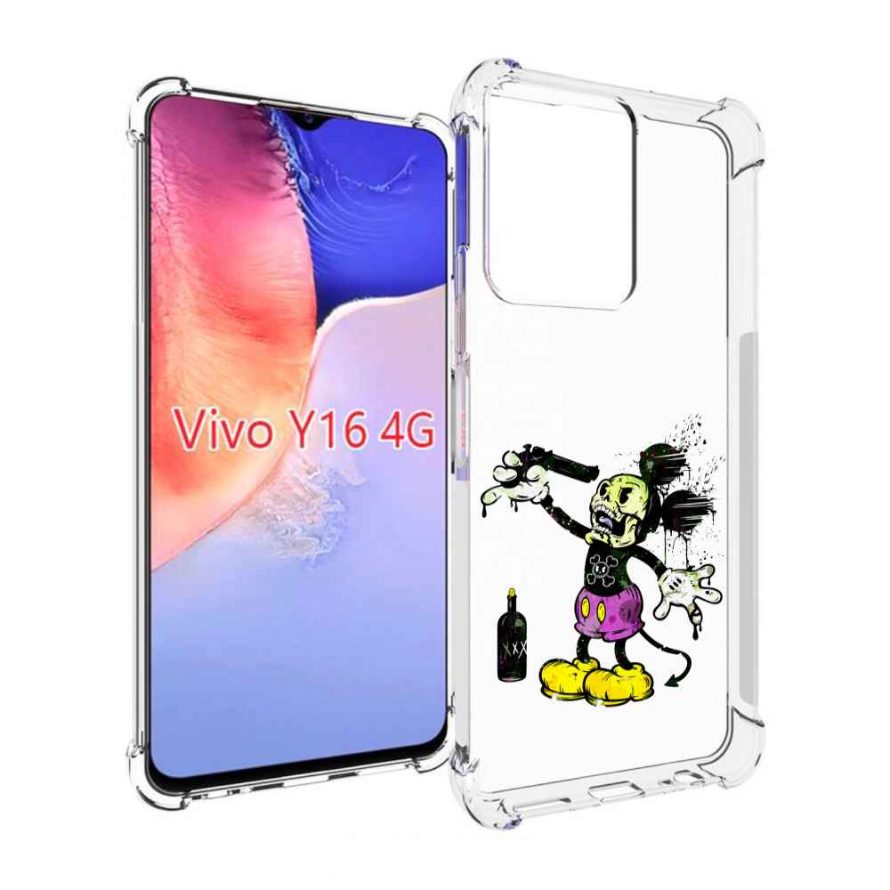 

Чехол MyPads Драг Микки для Vivo Y16 4G/ Vivo Y02S, Прозрачный, Tocco