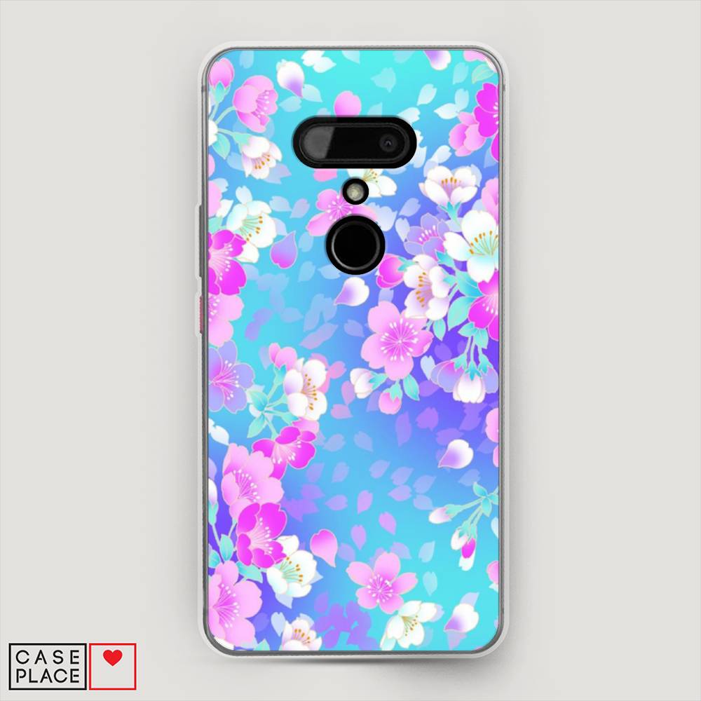 

Чехол Awog на HTC U12 / Эйчтиси U12 "Яблоневые цветы", Разноцветный, 102050-8