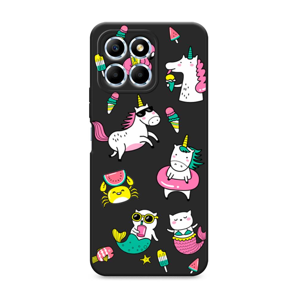 

Чехол Awog на Honor X6/X6s "На отдыхе", Белый;голубой;розовый, 6109552-1