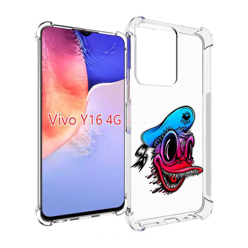 

Чехол MyPads Дональд для Vivo Y16 4G/ Vivo Y02S, Прозрачный, Tocco