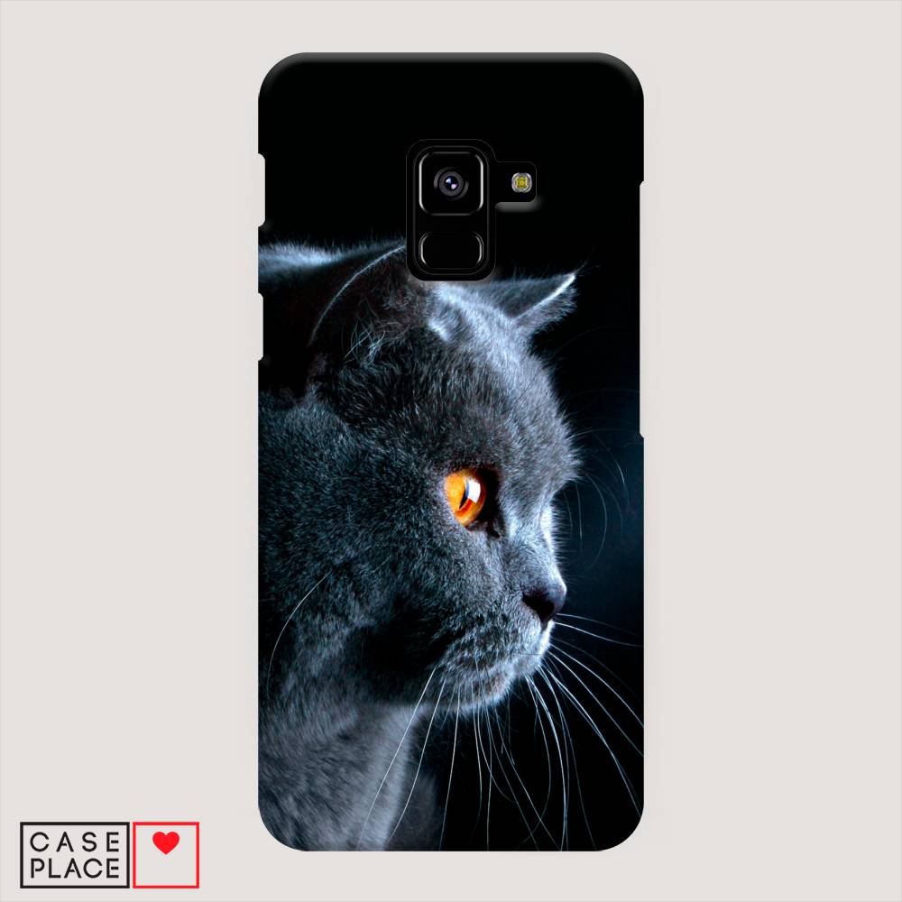 

Пластиковый чехол "Благородный кот британец" на Samsung Galaxy A8 2018, 25420-1