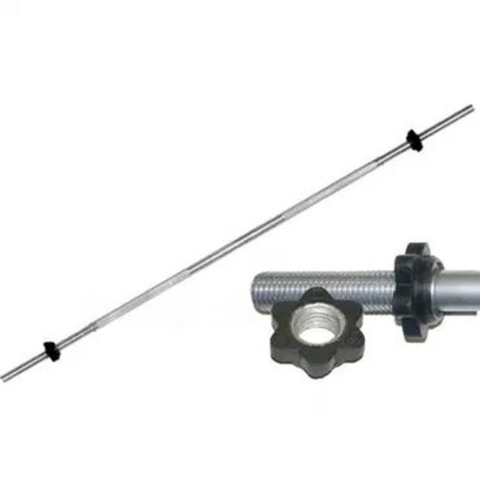

Гриф Barbell MB штанги нагрузка до 140кг L-1500мм d-30мм хромированный замок гайка