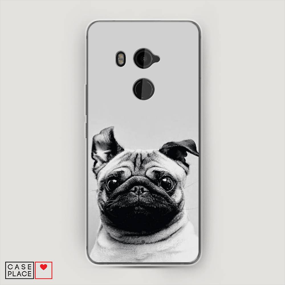 

Чехол Awog на HTC U11 Plus / Эйчтиси U11 Plus "Ушастый мопс", Разноцветный, 102150-1