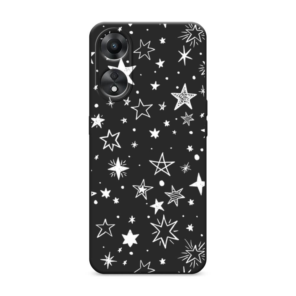 

Чехол Awog на Oppo A78 5G "Звездочки графика белая", Прозрачный;белый, 2513052-1