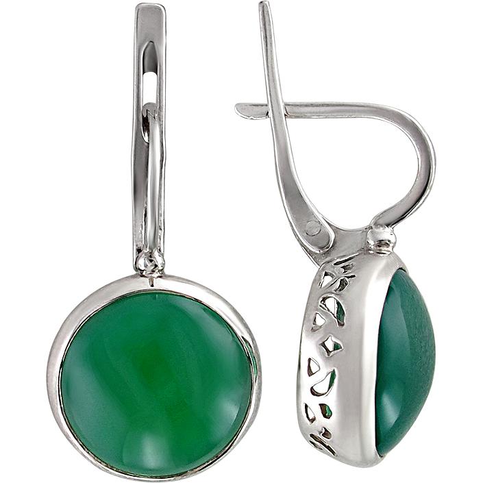 

Серьги женские из серебра Эстет К3С453588Р, лунный камень, К3С453588Р