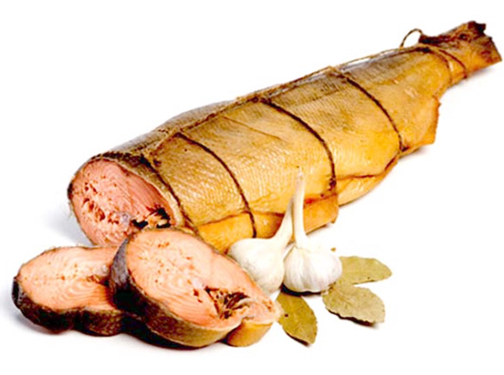 Горбуша горячего копчения кусок