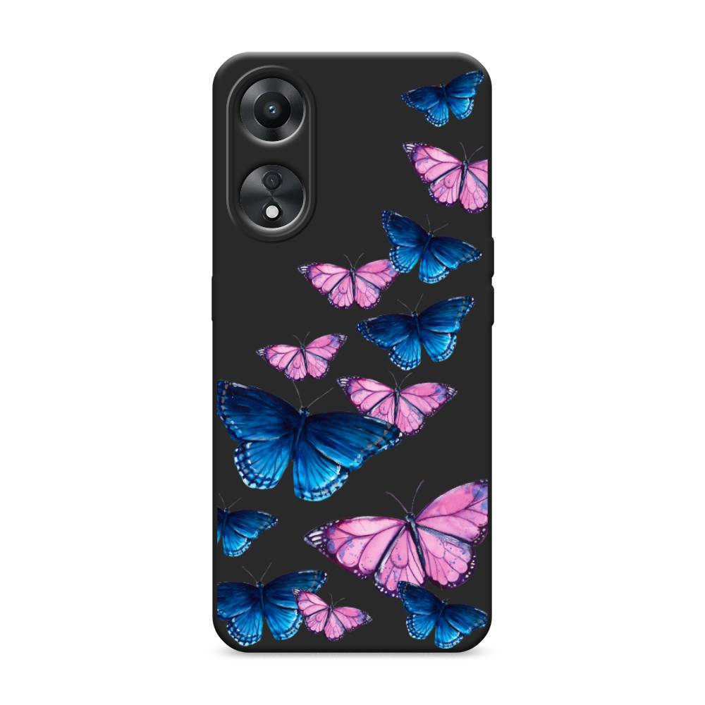 

Чехол Awog на Oppo A78 5G "Полет бабочек", Синий;черный;розовый, 2513052-1