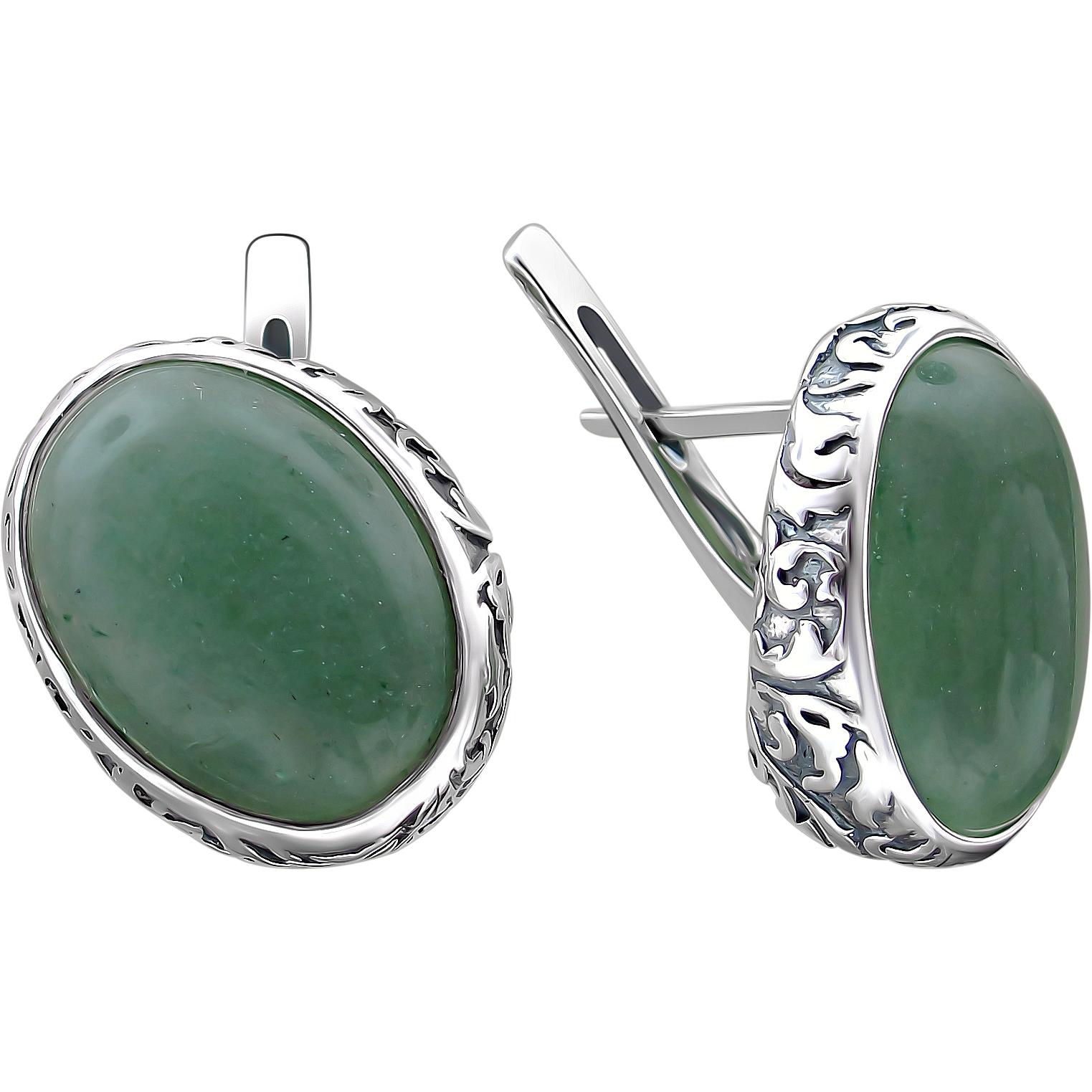 

Серьги женские из серебра Эстет К3С453549Ч, агат, К3С453549Ч