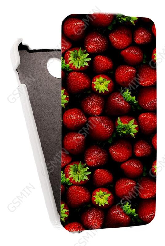 

Кожаный чехол для Explay Joy Art Case (Белый) (Дизайн 141)