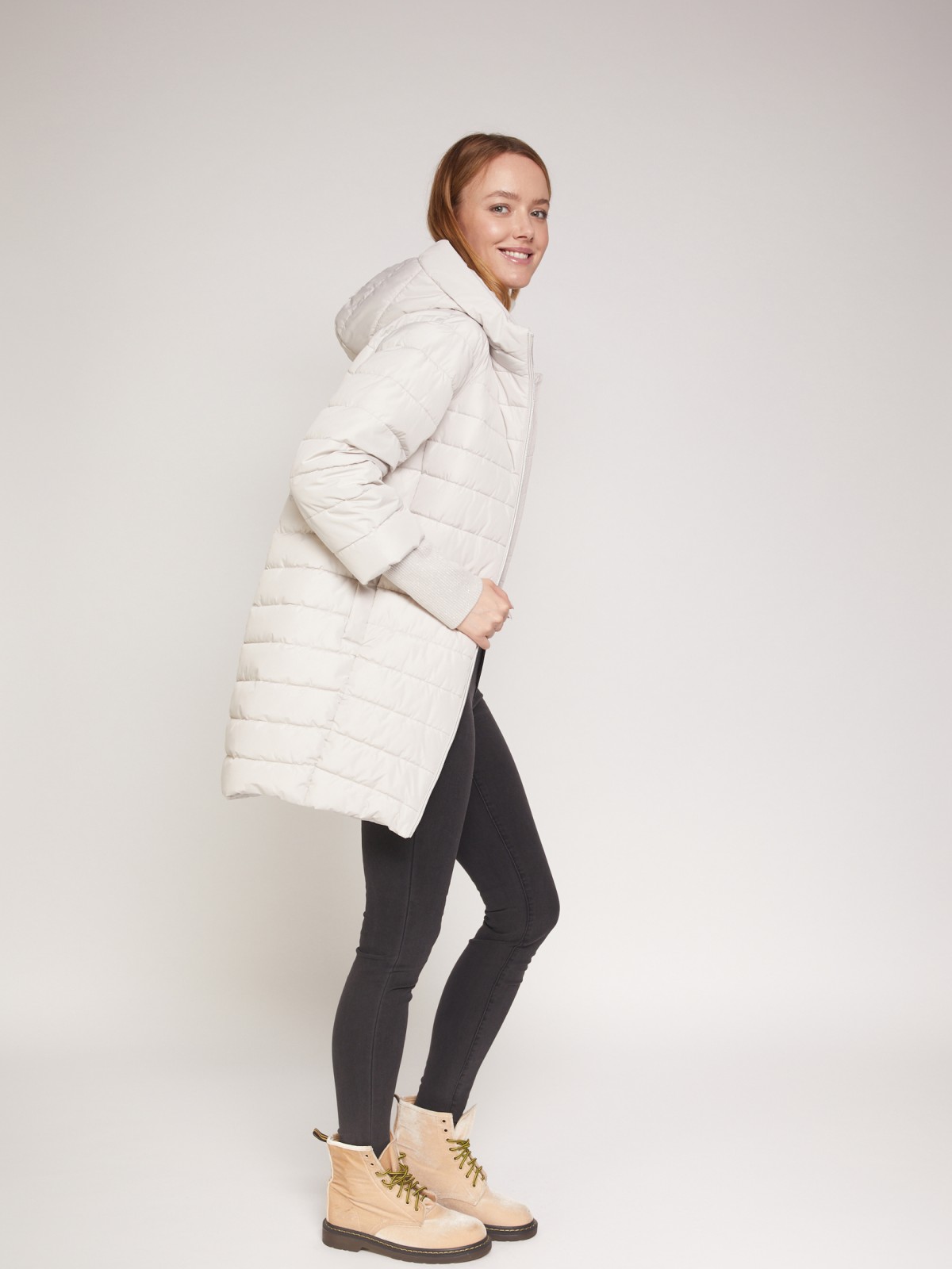 

Куртка женская Zolla z0213352020749100 серая XXL