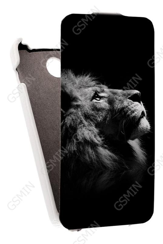 

Кожаный чехол для Explay Joy Art Case (Белый) (Дизайн 143)
