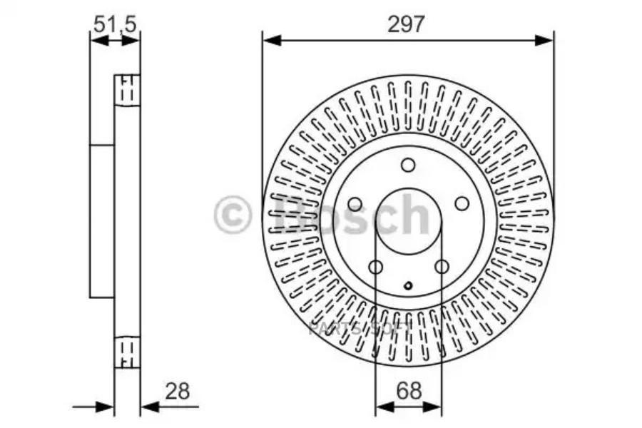 

Диск Тормозной Bosch 0986479B15