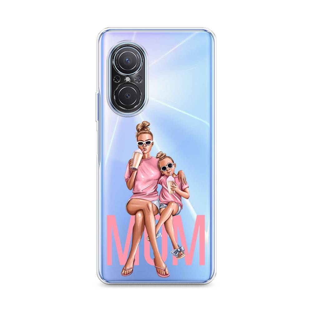 

Чехол Awog на Huawei Nova 9 SE "Lovely mom", Синий;бежевый;розовый, 6107250-7