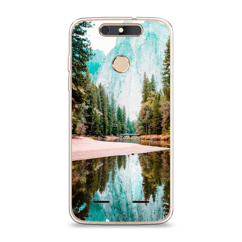 

Чехол Awog на ZTE Blade V8 mini / ЗТЕ Блэйд V8 mini "Горы 11", 131950-4