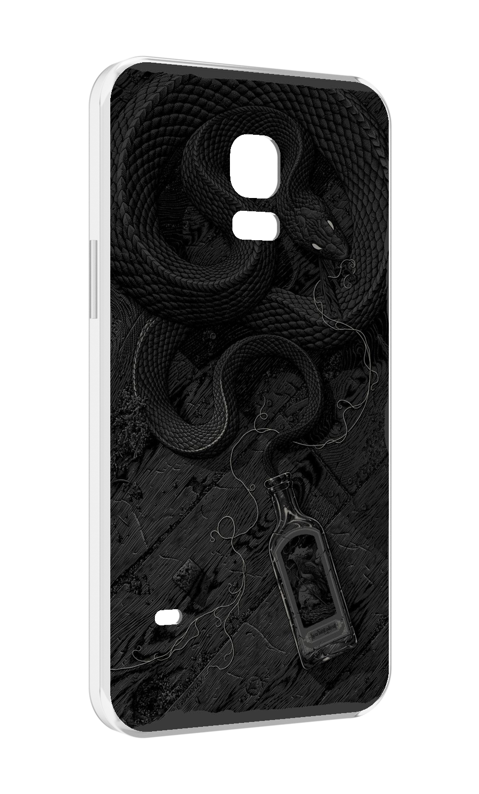 

Чехол MyPads змея с бутылкой для Samsung Galaxy S5 mini, Прозрачный, Tocco