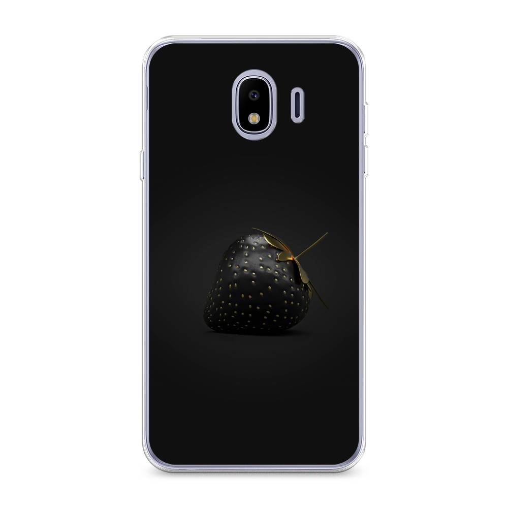 

Чехол Awog на Samsung Galaxy J4 "Черная клубника", Золотистый;черный;серый, 26450-10