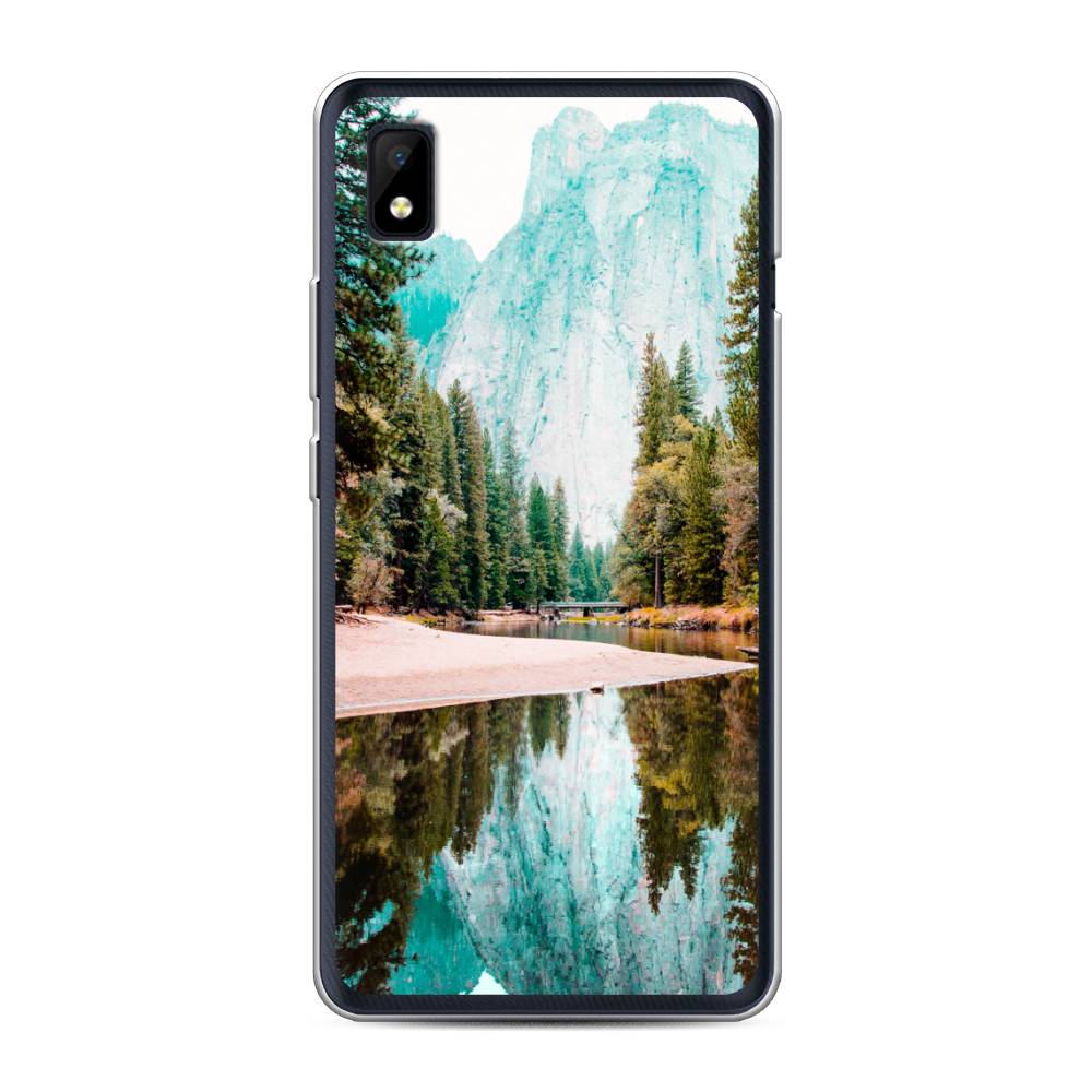 

Чехол Awog на ZTE Blade L210 / ЗТЕ Блэйд L210 "Горы 11", Разноцветный, 134150-4