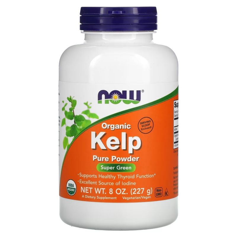 Ламинария NOW Organic Kelp, Pure Powder 227г 600016013500