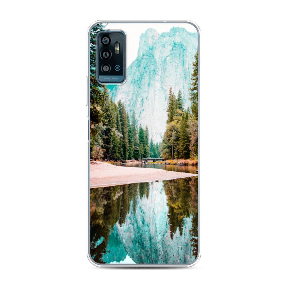 

Чехол Awog на ZTE Blade A71 / ЗТЕ Блэйд A71 "Горы 11", Разноцветный, 134450-4