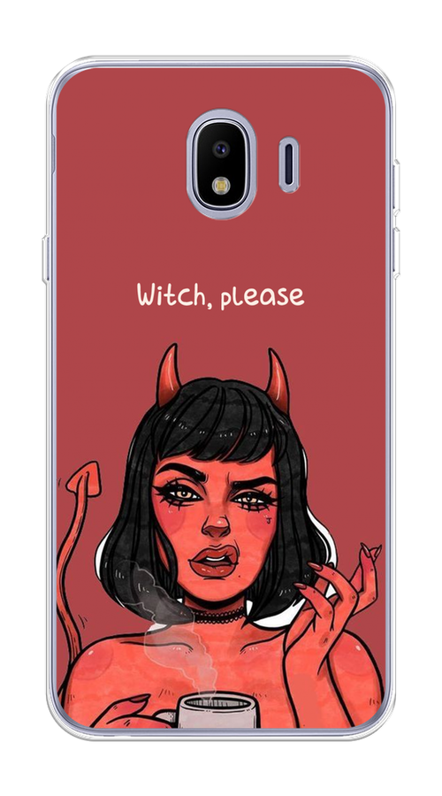 

Чехол Awog на Samsung Galaxy J4 "Evil Girl", Красный;черный, 26450-6