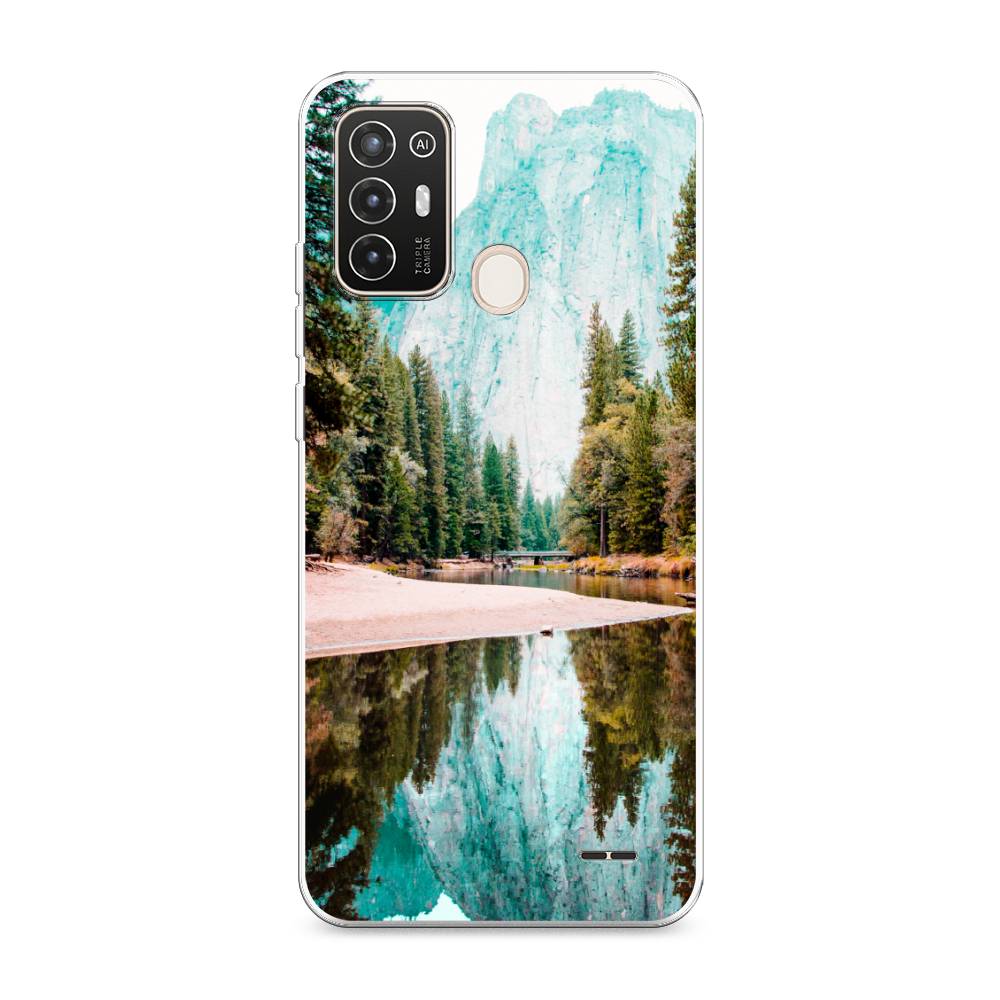 

Чехол Awog на ZTE Blade A52 / ЗТЕ Блэйд A52 "Горы 11", Разноцветный, 136250-4