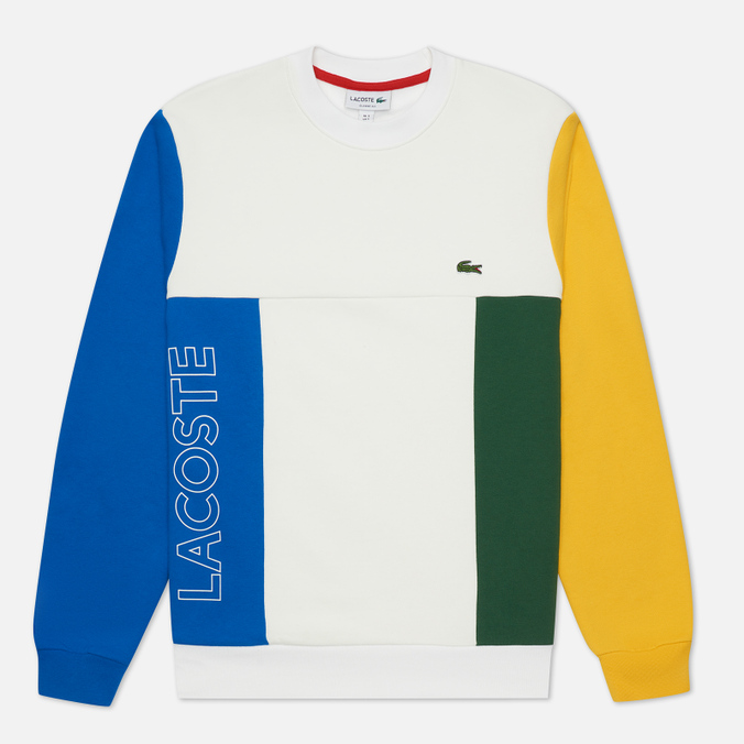 

Свитшот мужской Lacoste SH1210-8NR белый S, SH1210-8NR