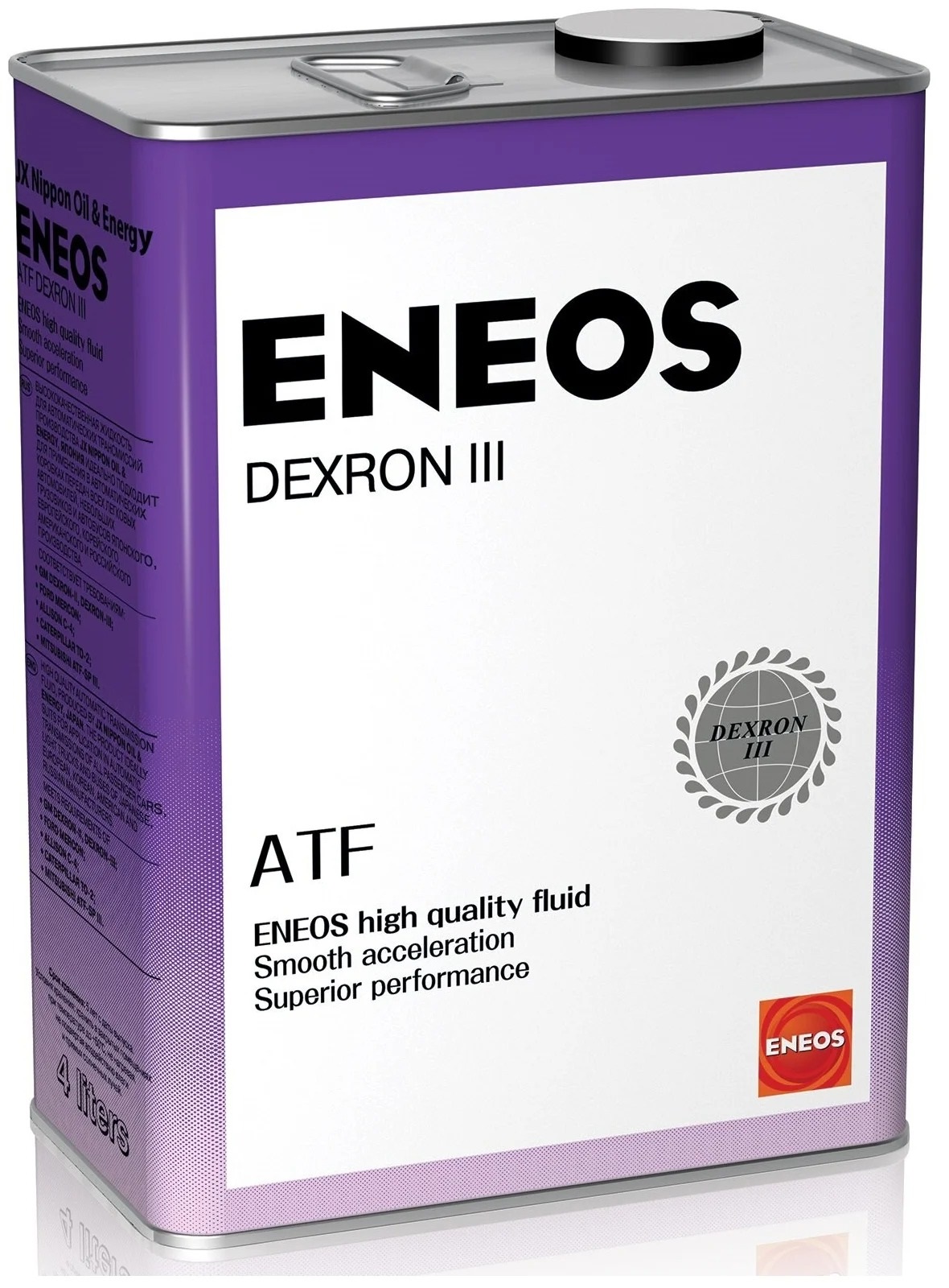 фото Масло eneos трансмиссионное atf d iii 4 л eneos арт. 1309