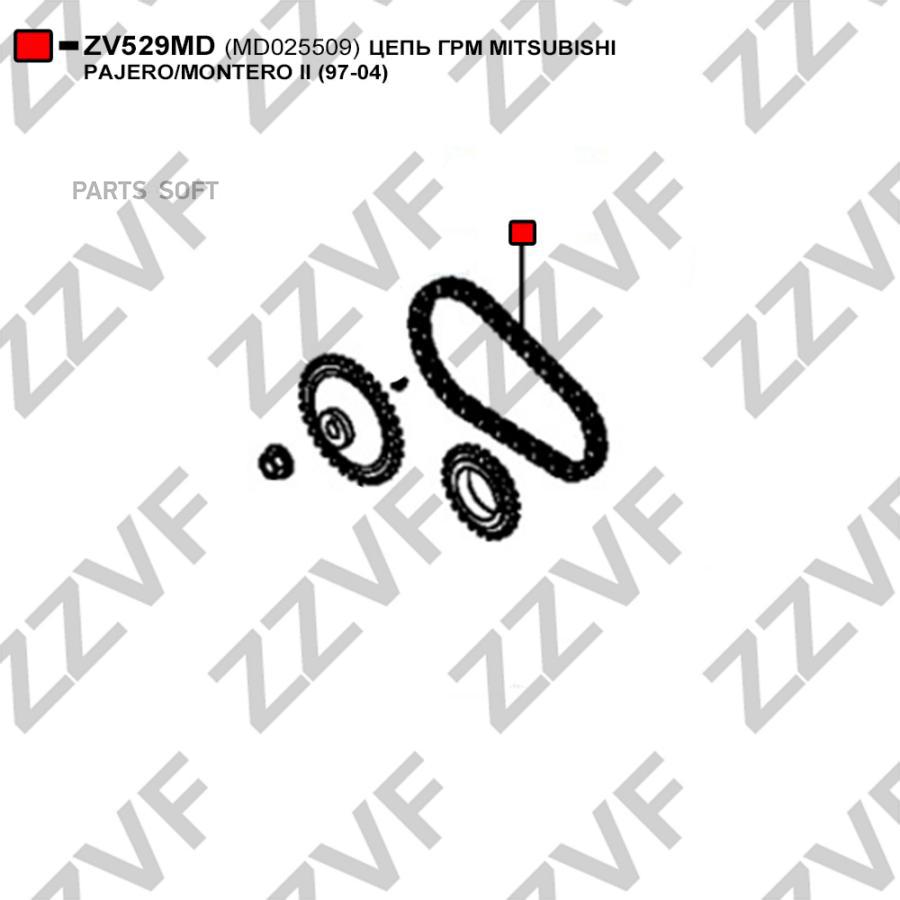 

Цeпьгpm 1Шт ZZVF ZV529MD