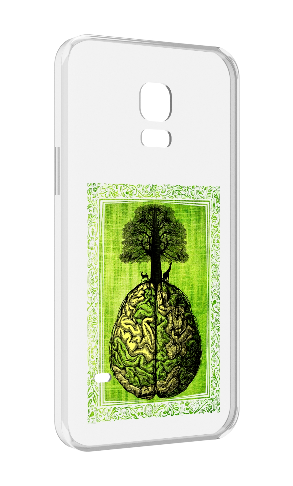 

Чехол MyPads абстракция здоровый мозг для Samsung Galaxy S5 mini, Прозрачный, Tocco