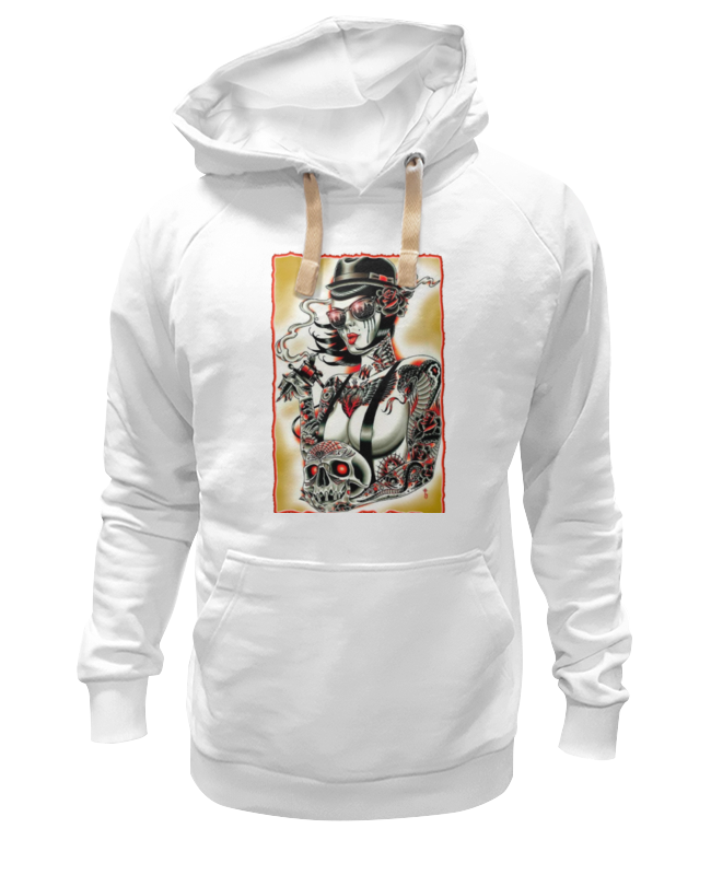 

Худи унисекс Printio Tatoo girl белое XS, Белый, Tatoo girl