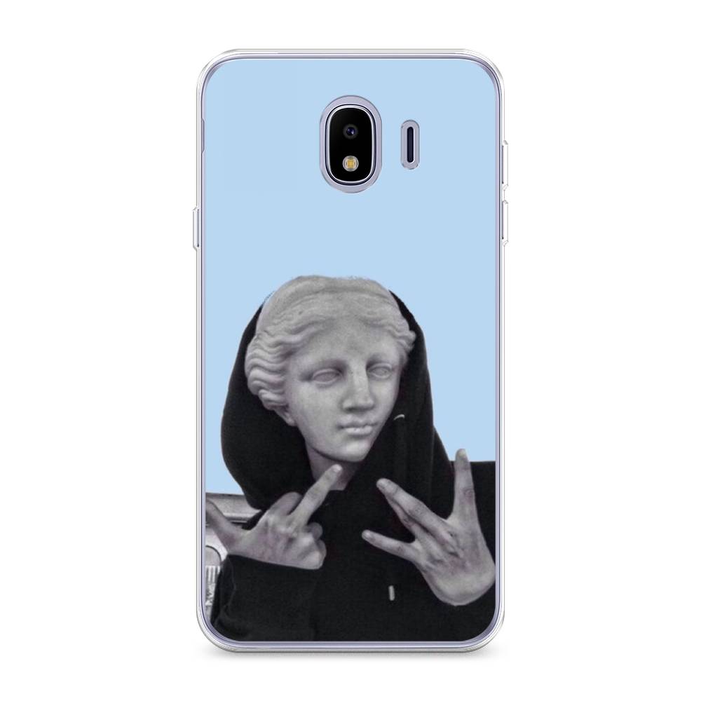 

Чехол Awog на Samsung Galaxy J4 "SWAG статуя", Голубой, 26450-9