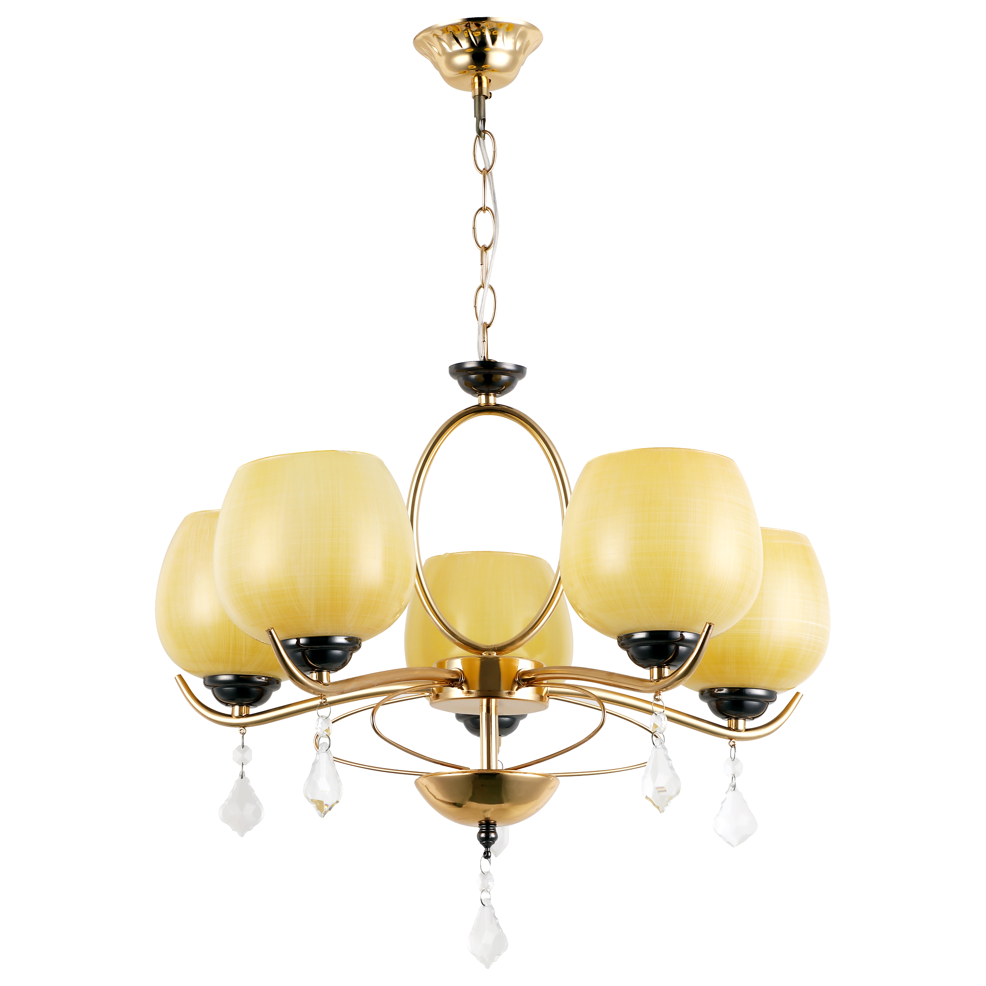 

Люстра HIPER H014-5 5хE27х60Вт GOLD