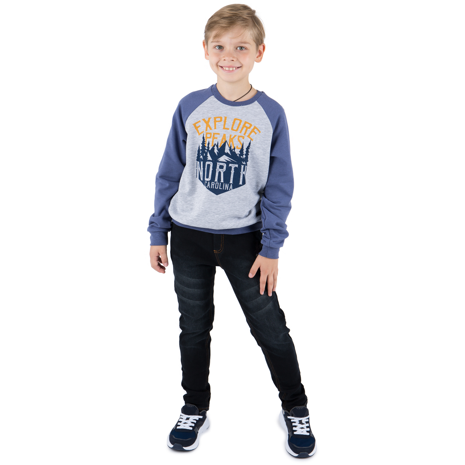 

Джемпер детский Leader Kids ЛКЗ21233499128фу40 серый р.128, ЛКЗ21233499-ФУ40