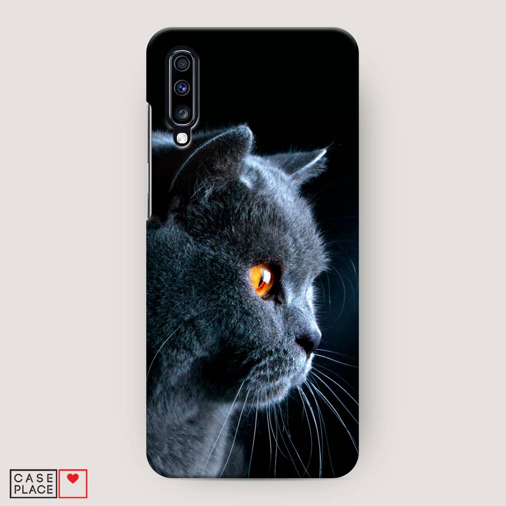 

Пластиковый чехол "Благородный кот британец" на Samsung Galaxy A70, 28120-1