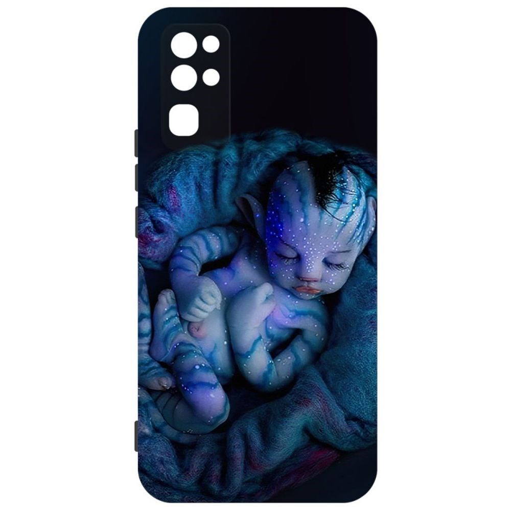 

Чехол-накладка Софт Аватар - Малышка для Honor 30, Черный