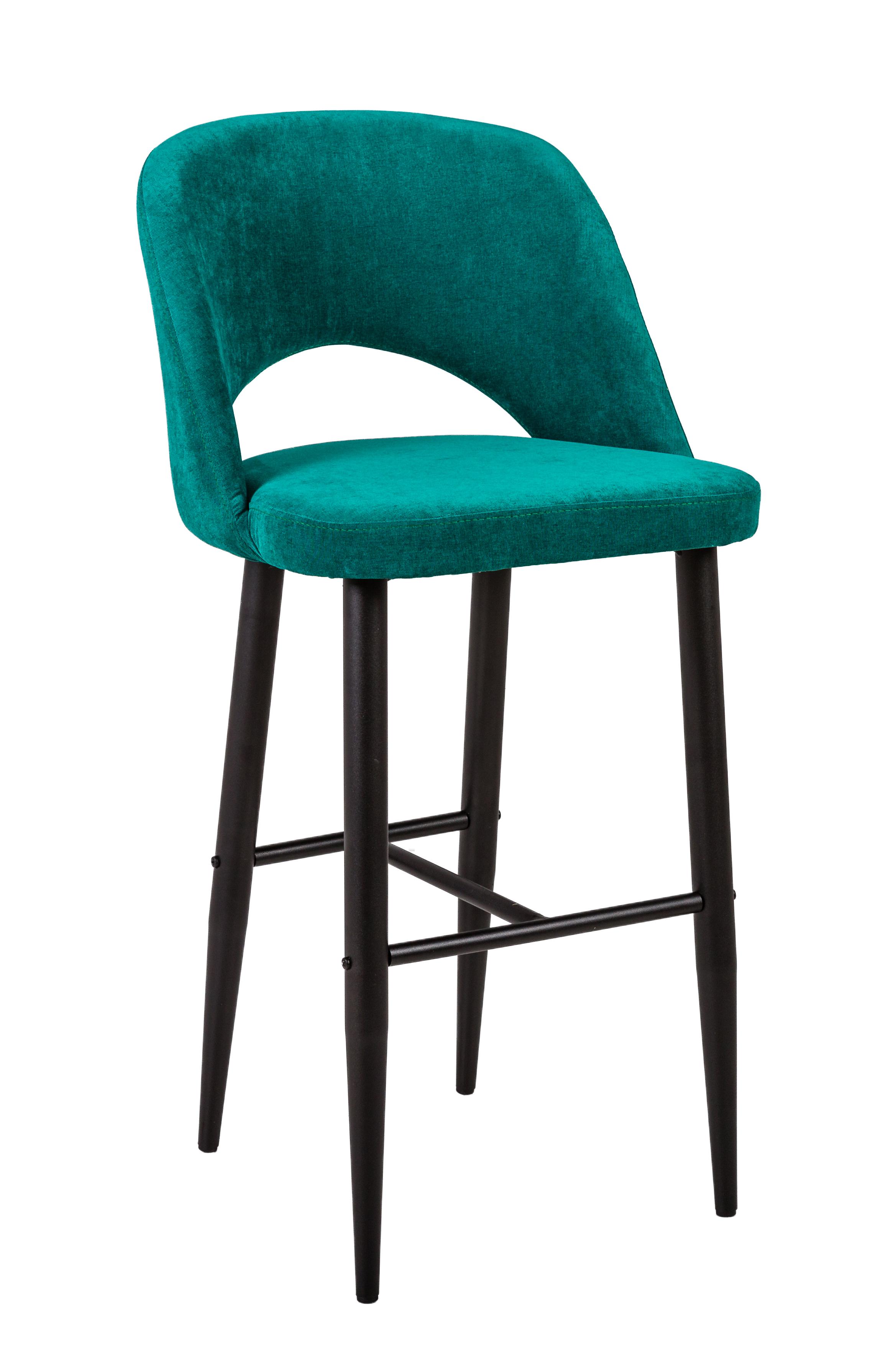 

Барный стул R-Home Lars 4101208h_ИзмрЧерн_Бар, черный/изумрудный, Lars