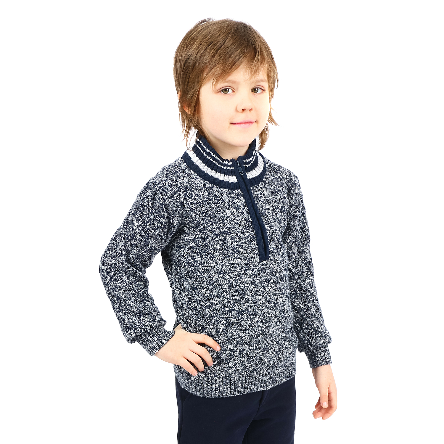 

Джемпер детский Leader Kids SIBERIA/S серый р.110, SIBERIA