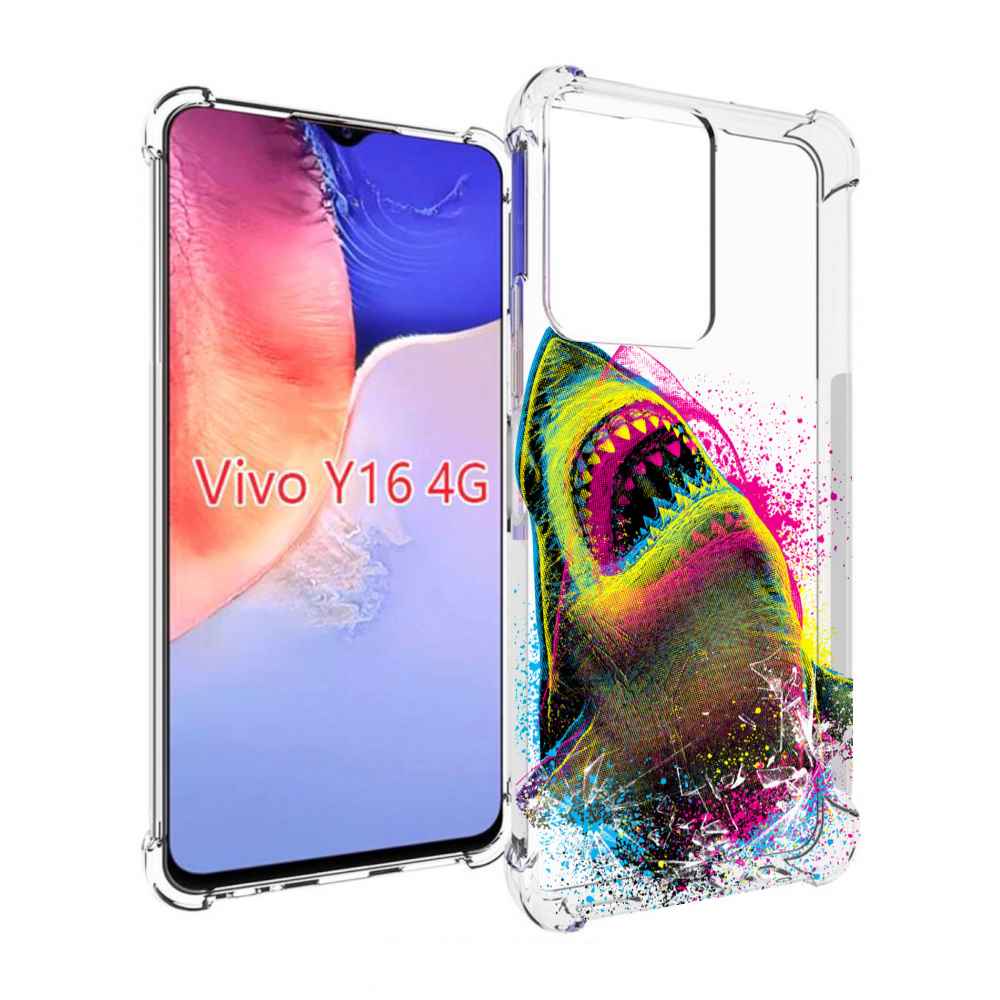 

Чехол MyPads челюсти-2 для Vivo Y16 4G/ Vivo Y02S, Прозрачный, Tocco