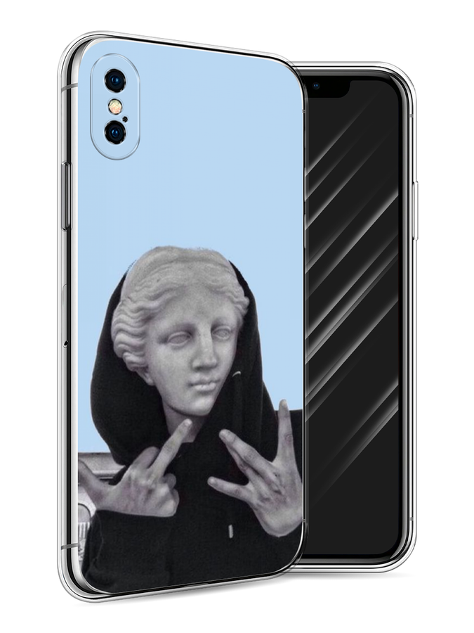 

Чехол Awog на Apple iPhone X (10) / Айфон X (10) "SWAG статуя", Разноцветный, 11050-9