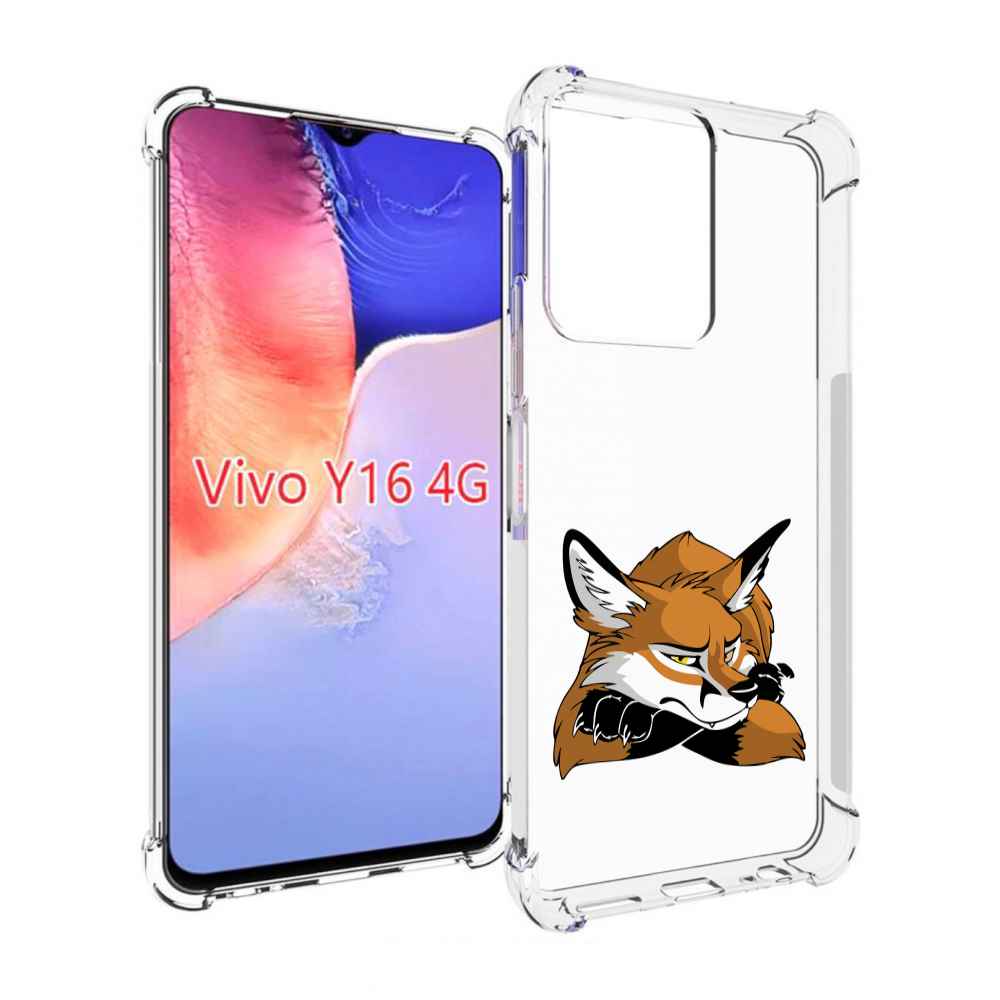 

Чехол MyPads фокс для Vivo Y16 4G/ Vivo Y02S, Прозрачный, Tocco