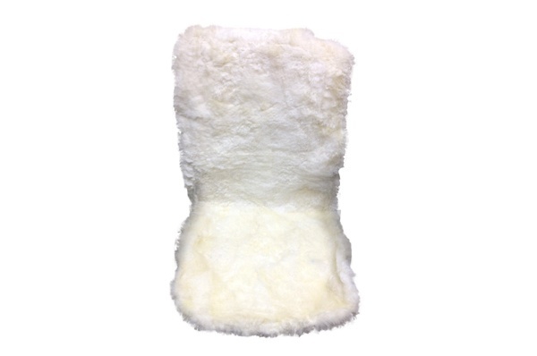 Накидка на сиденье FC-CFL-02-WH натуральная овчина, белая стриженная