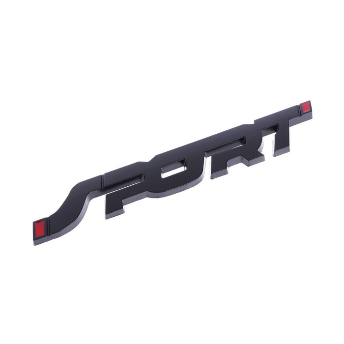 

Наклейка на авто SPORT, металлическая, 142 см, черный