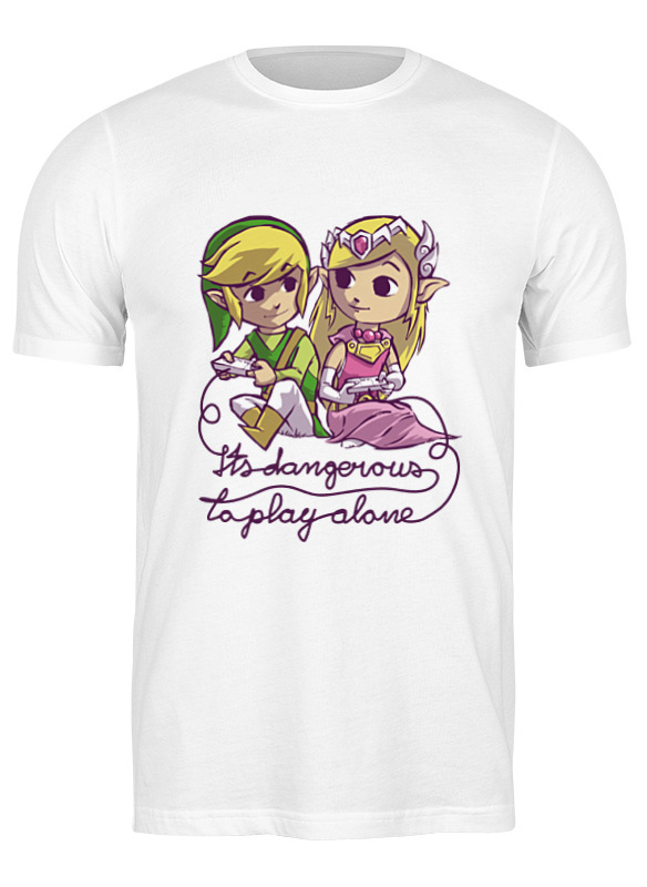 

Футболка женская Printio Zelda белая M, Белый, Zelda