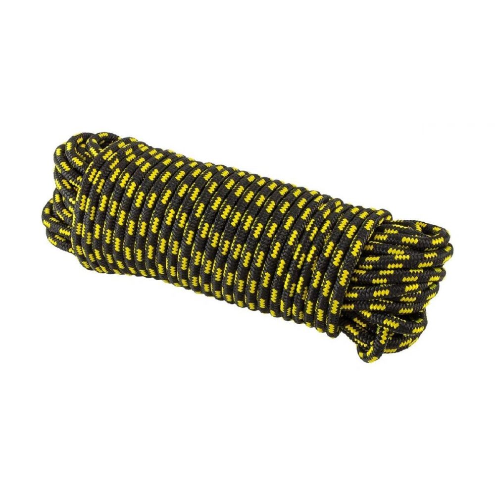 фото Шнур якорный 16-прядный, плетеный с сердечником, 8 мм, длина 20 м, нагрузка до 700 кг якорная намотка