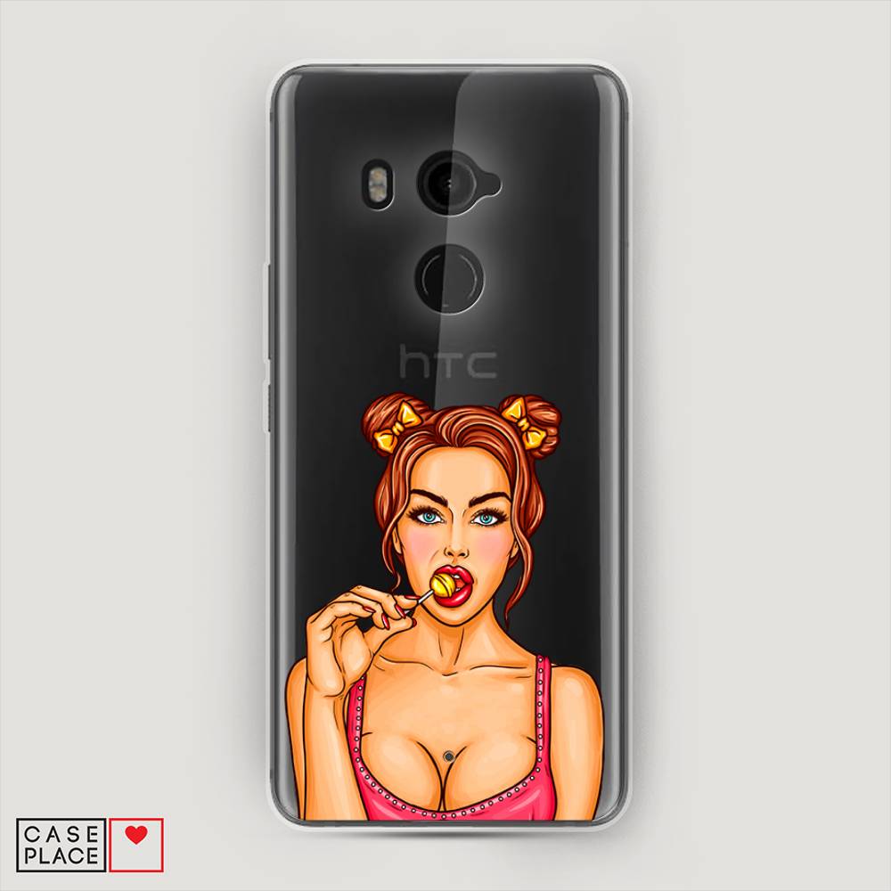 

Чехол Awog на HTC U11 Plus / Эйчтиси U11 Plus "Вкусный леденец", Разноцветный, 102150-7