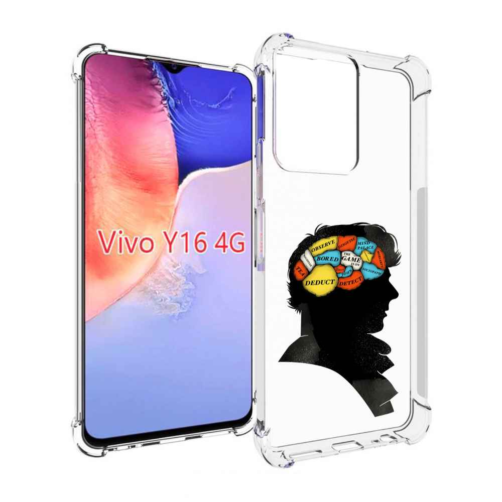 

Чехол MyPads темный рисунок для Vivo Y16 4G/ Vivo Y02S, Прозрачный, Tocco