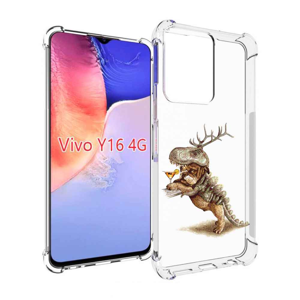 

Чехол MyPads тематическая вечеринка для Vivo Y16 4G/ Vivo Y02S, Прозрачный, Tocco