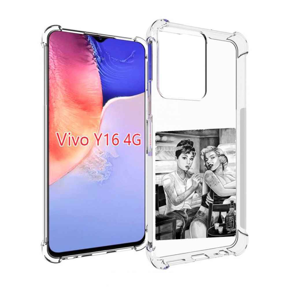 

Чехол MyPads тату мастер для Vivo Y16 4G/ Vivo Y02S, Прозрачный, Tocco