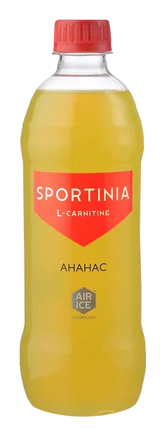 Напиток энергетический Sportinia L-Carnitine Ананас пребиотический  0,5 л