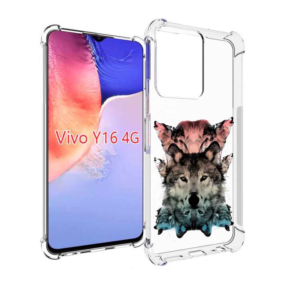

Чехол MyPads стая для Vivo Y16 4G/ Vivo Y02S, Прозрачный, Tocco